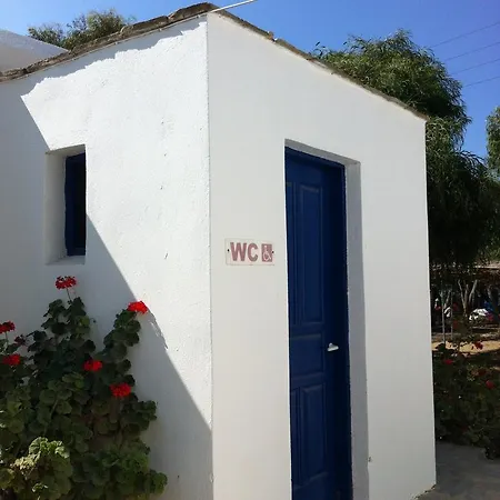 Kamp alanı Naxos Pláka